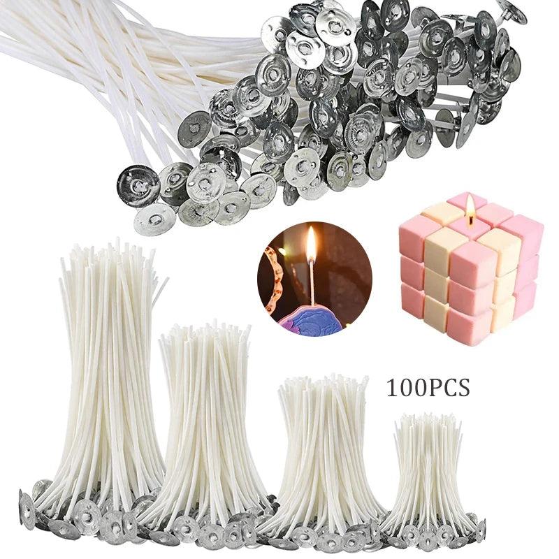 Diy smokeless wax wick tightly woven wax wick with candle wick butter wick Candle accessories are suitable for home use - Winord