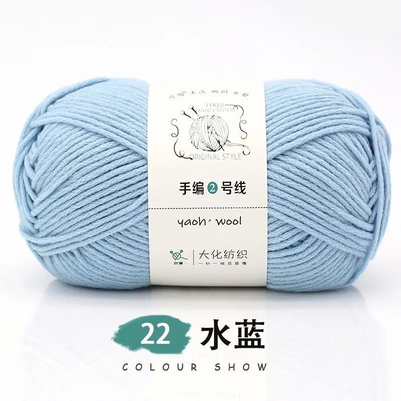 100g 100 Percent Acrylic Yarn for Hand Knitting and Crochet DIY Projects 200M Length