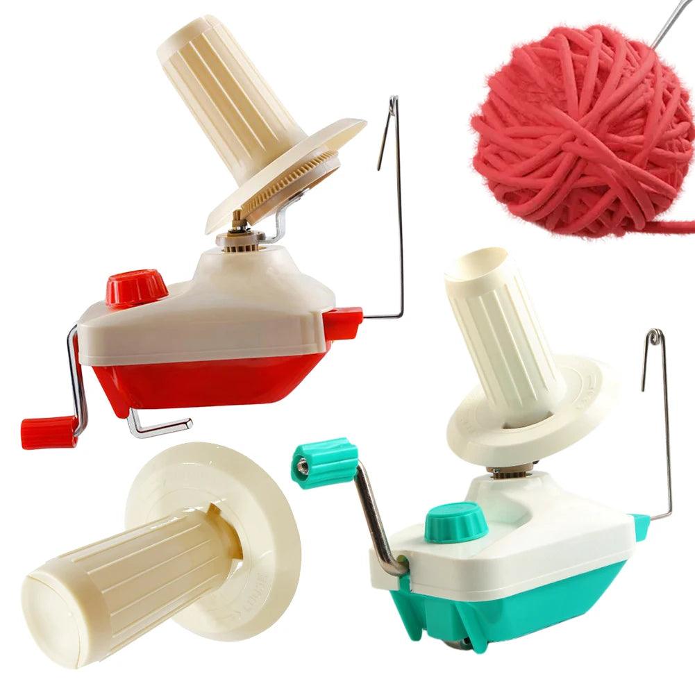 Yarn Winder Handheld Wool Winding Machine Rotating Wool Yarn Ball Winder for Knitting Yarn Ball Thread Fiber Wool
