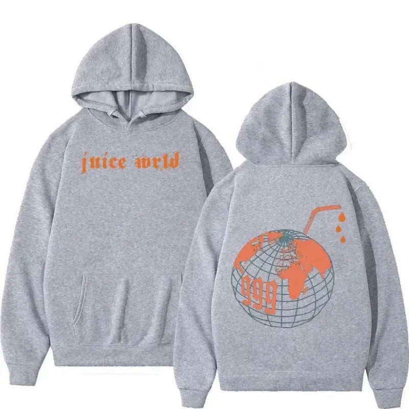 Juice WRLD Hoodies Men Women Hooded Sweatshirts Fashion Hip Hop Casual Pullovers Autumn Boys Girls Black Streetwear Juicewrld