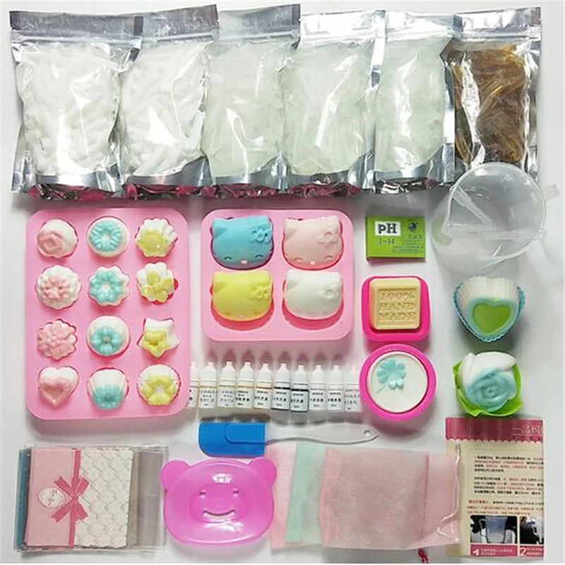 DIY Hand Making Soap Making Bases Melts Soap Material Soap Base Makeing Handmade Soap for Washing Body Hand or Clothes