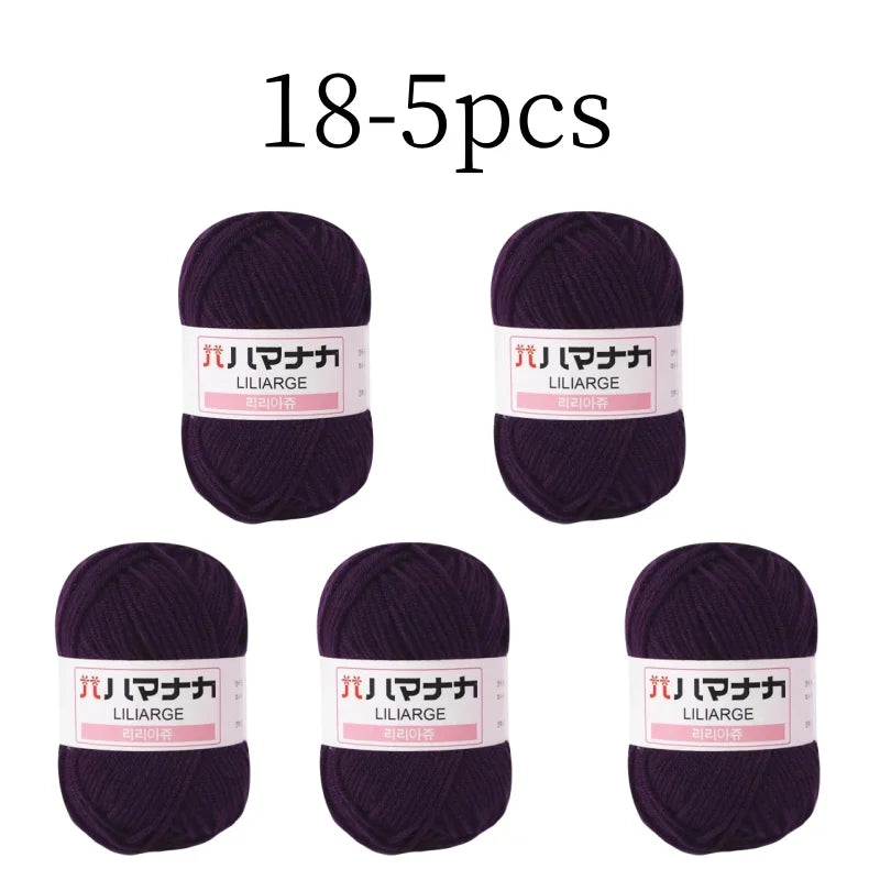 Soft Thick Wool Yarn For Knitting Crochet Classic 25g Ball