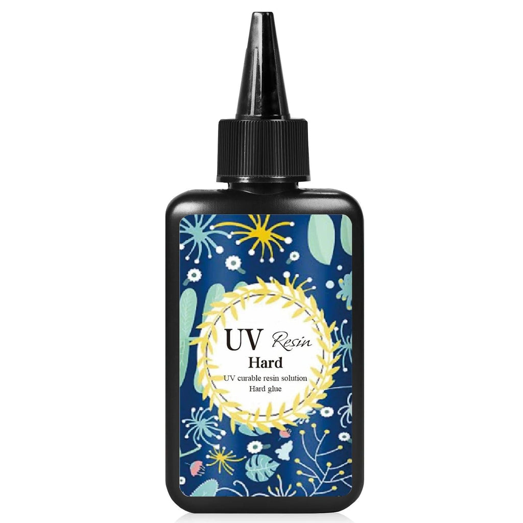 100g UV Resin Clear,Hard,Upgraded Crystal Clear Epoxy Resin Up Premixed UV Cure Resin for Craft Jewelry Making