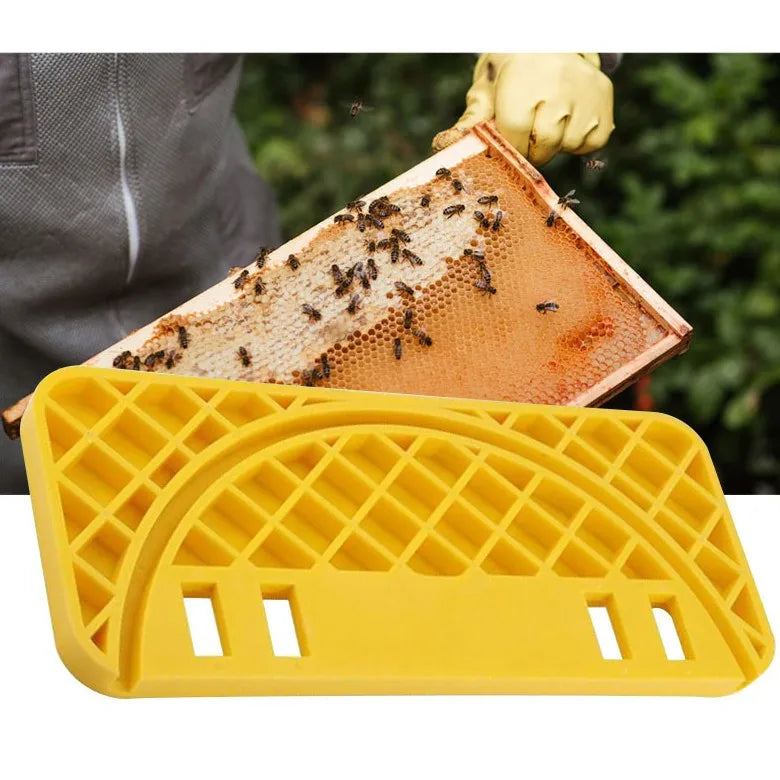Honey Uncapping Holder Bee Honey Bucket Bracket Frame Honey Harvesting Equipment Hive Scraper Tool For Frame Beekeeping Supplies