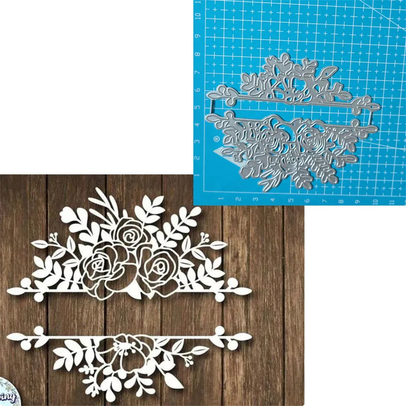 Flowers Trees Metal Cutting Dies Stencils For DIY Scrapbooking Decorative Embossing Handcraft Template
