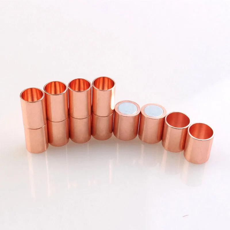 5Sets Magnetic Clasps 3 4 6 7 8 10 12 14 15mm Leather Cord Bracelet Necklace Connector End Cap For DIY Jewelry Making Accessory