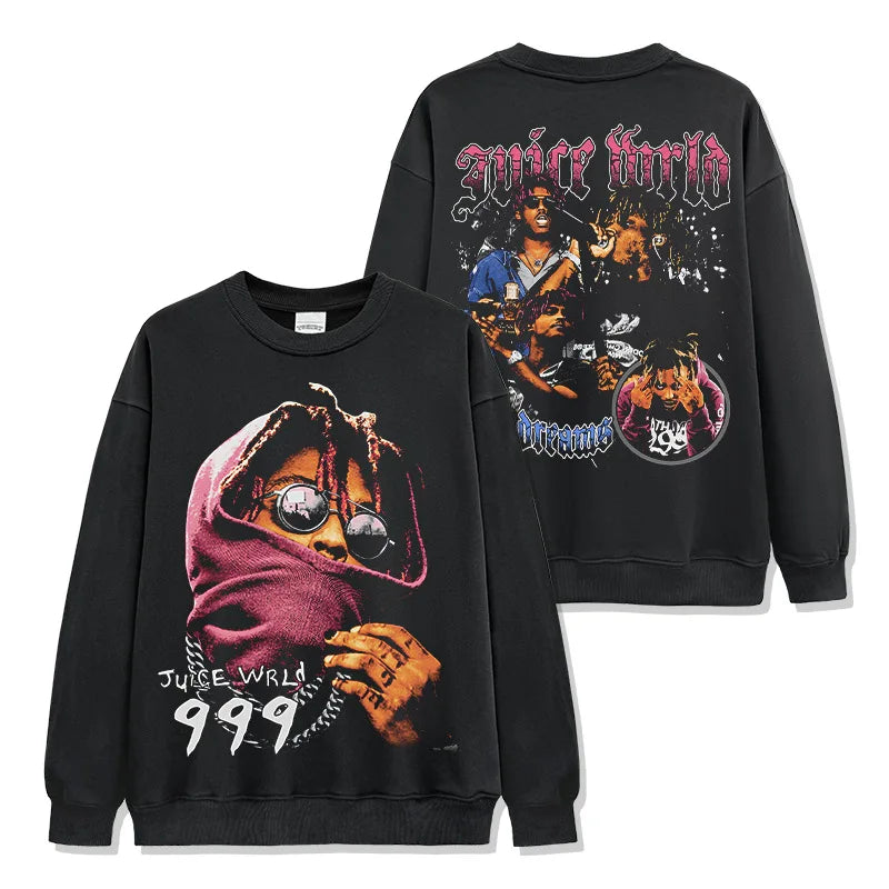 Rapper Juice Wrld 999 Short T Shirt Men's Women's Letter Printed Tshirts Y2k Casual Fashion Sportswear Summer Clothing