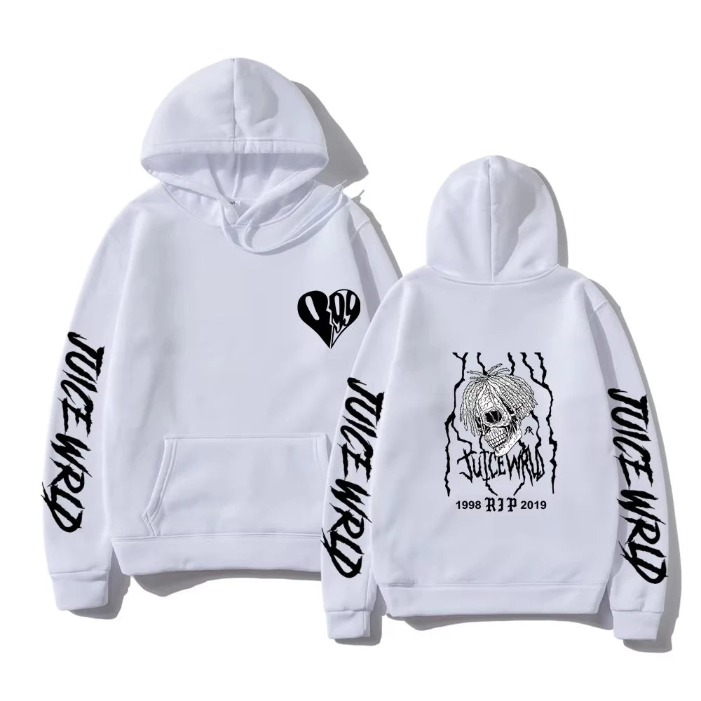 Juice WRLD Women Hoodies 999 Print Pullover Juicewrld Hooded Music Rapper Hip Hop Joggers Singer Fleece Sweatshirt Fans Men Tops