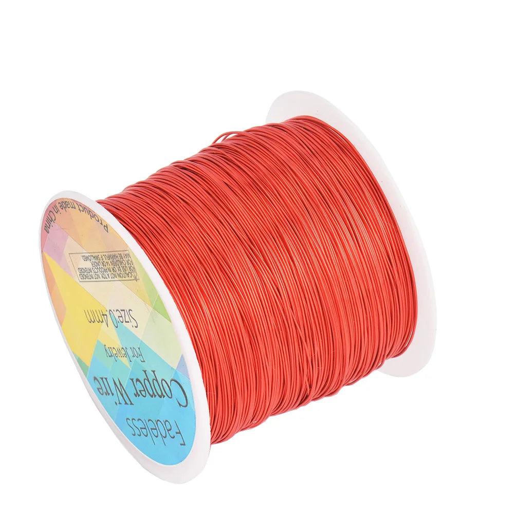 100M/roll Copper Wire 0.3/0.4/0.5mm Beading Cord DIY For Jewelry Making Accessories