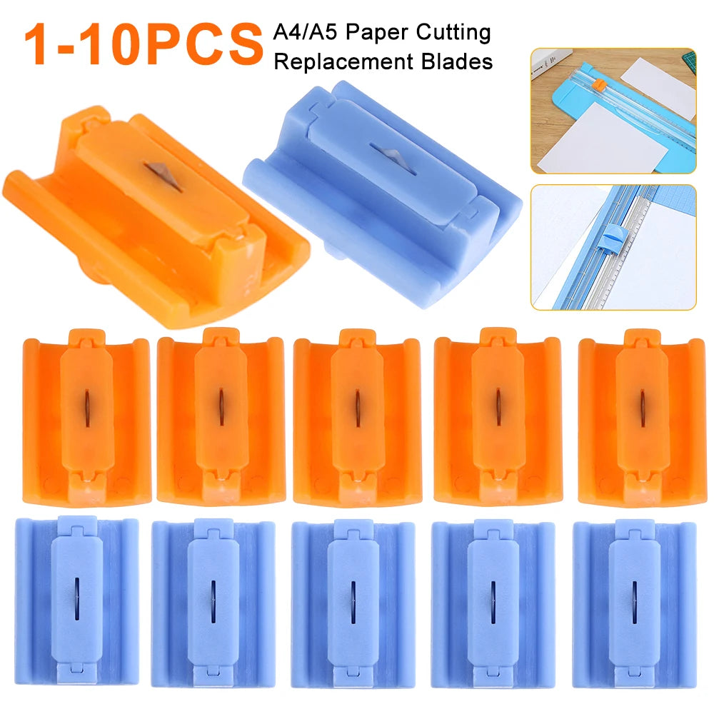 1-10PCS Office A4 A3 Paper Blade Cutter Guillotine Spare Paper Cutter with Automatic Security Safe Guard for Coupon Craft Paper