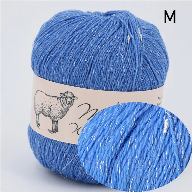 100 Percent Wool Yarn for Knitting Lightweight Crochet Thick Thread Hand Knitted Mohair Sweater Merino Wool 50g