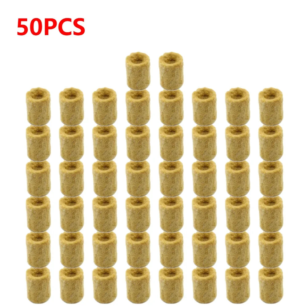 50/100/150/200pcs Planting Sponge Grow Sponge Seed Seedling Grow Plug Plant Hydroponic Propagation For Home Garden Accessories