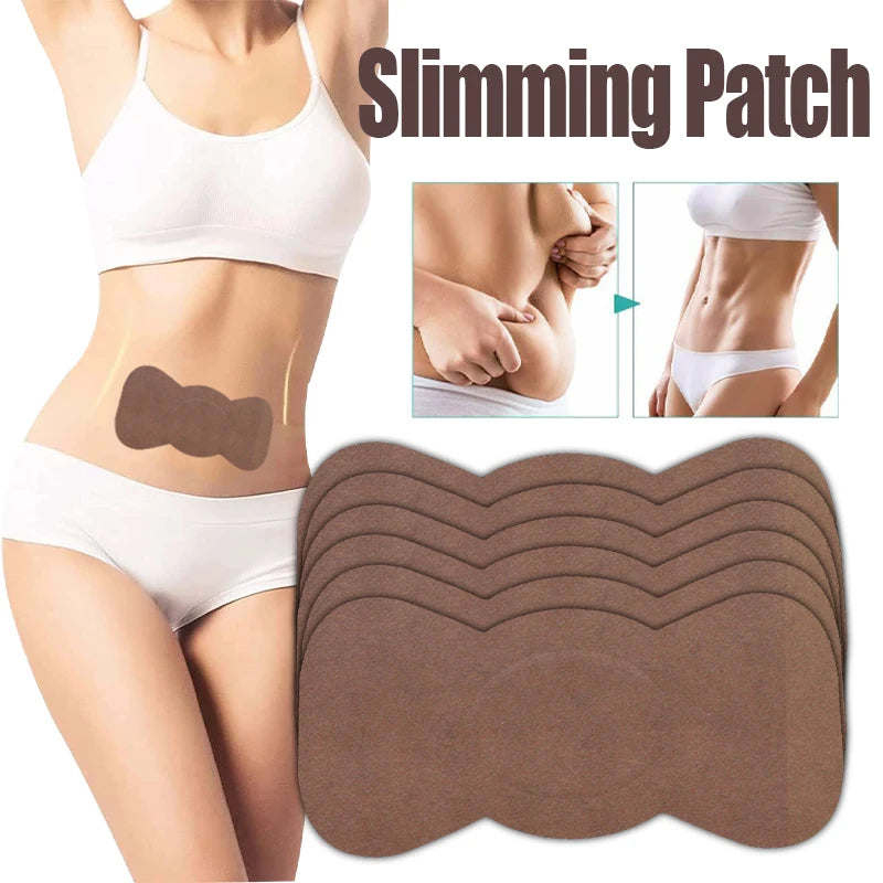 60/24PCS Body Belly Shaping Patches Fast Burning Fat Lymphatic Patches Improve Stomach Slimming Stickers for Female Male Reduce