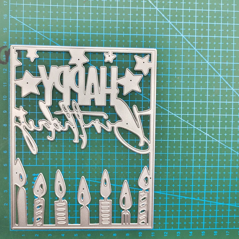 Metal Cutting Dies Hot Air Balloon Lamp Bulb Lantern Box Leaf Scrapbooking Dies Craft Album Knife Mould Blade Punch Stencil Dies