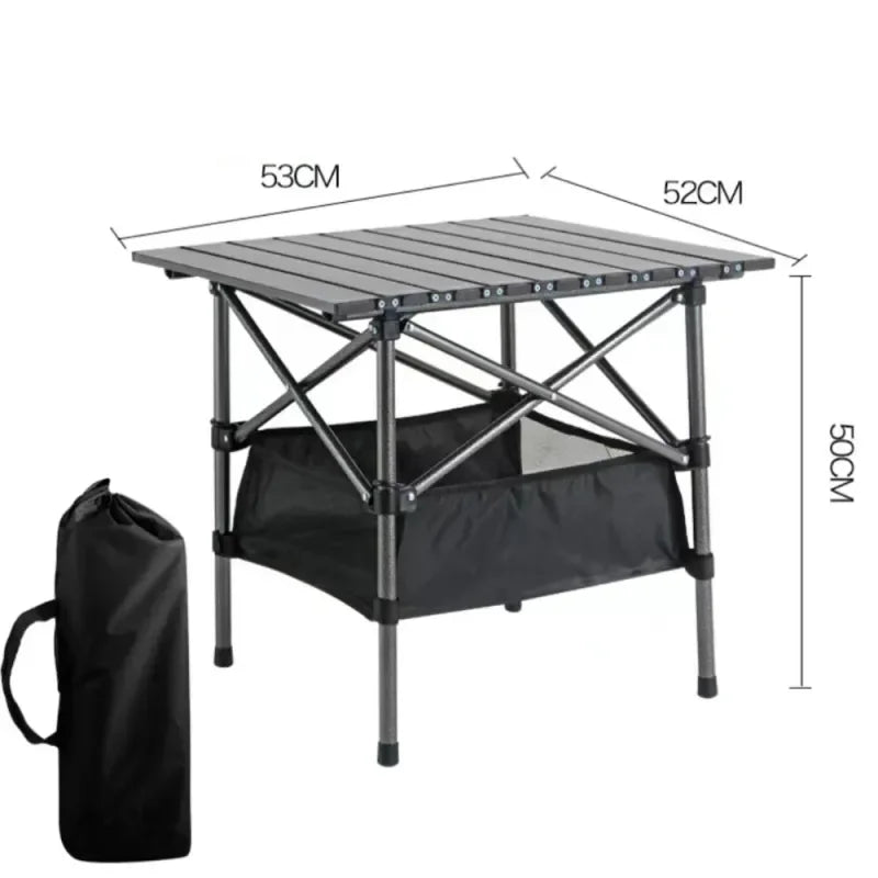 Lifting Table Outdoor Folding Table And Chair High-end Chicken Rolls Table Picnic Cake Table Camping Barbecue Table Beach Table