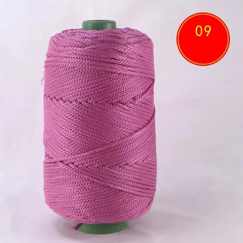 Lightweight Ice Silk Thread 225g Handcrafted Yarn for Summer Hats Storage Baskets and Seat Cushions