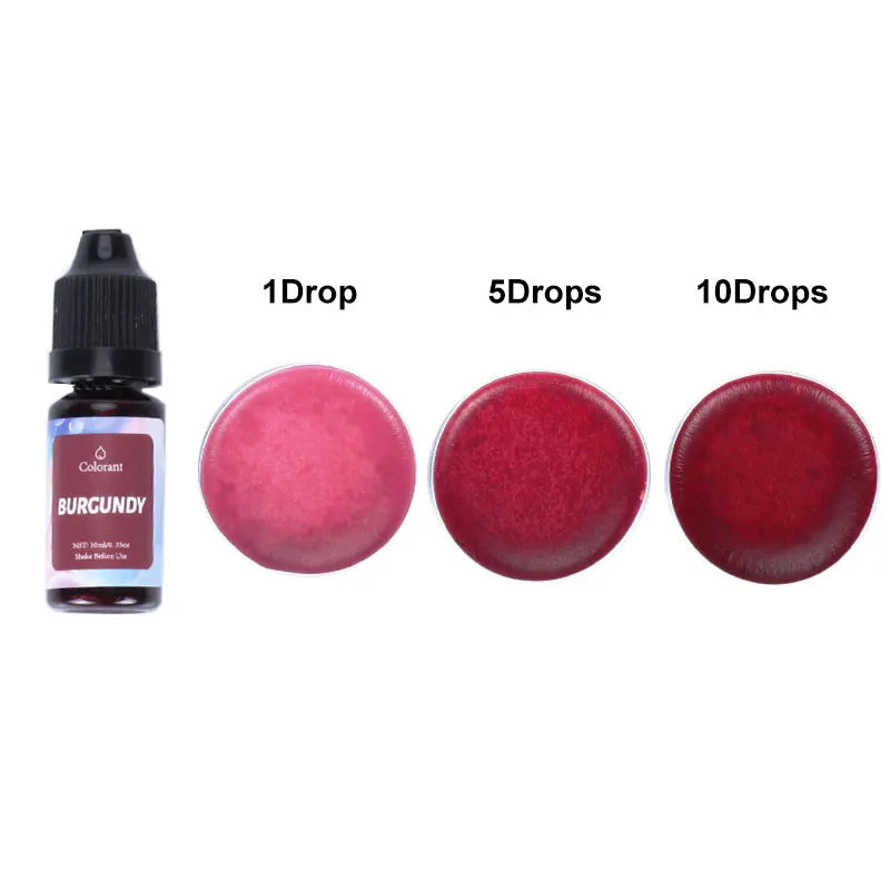 JCD 10ml Candle Dyes Pigment Soap Pigment Aromatherapy Liquid Colorant DIY Hademade Resin Craft Jewelry Making Supplies