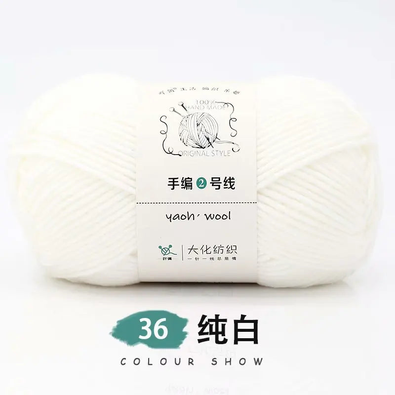 100g 100 Percent Acrylic Yarn for Hand Knitting and Crochet DIY Projects 200M Length
