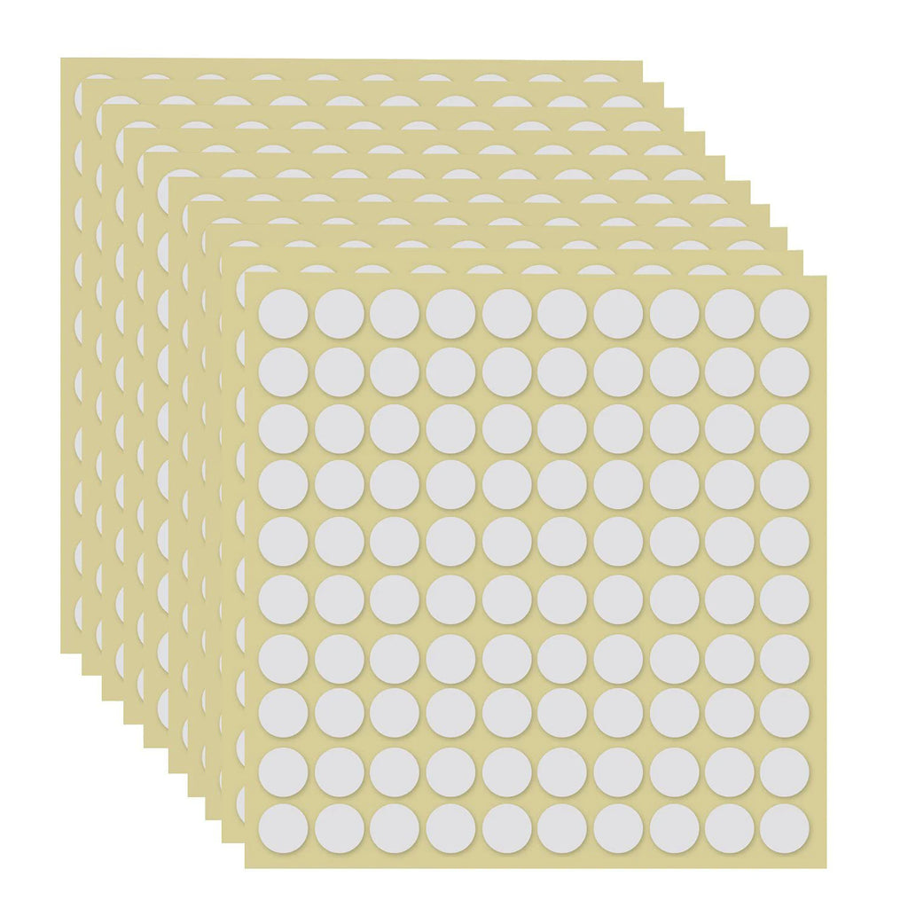 200pcs White Candle Wick Stickers Double-sided Adhesive Dots For DIY Candles Making Supplie Material Movable Fixed Point