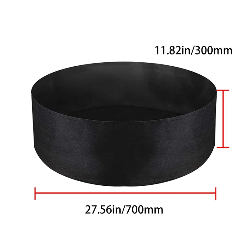 40/50/60/70/90/130cm Garden Raised Bed Planting Container Growing Bags Felt Planter Pot for Plants Nursery Pot Supplies