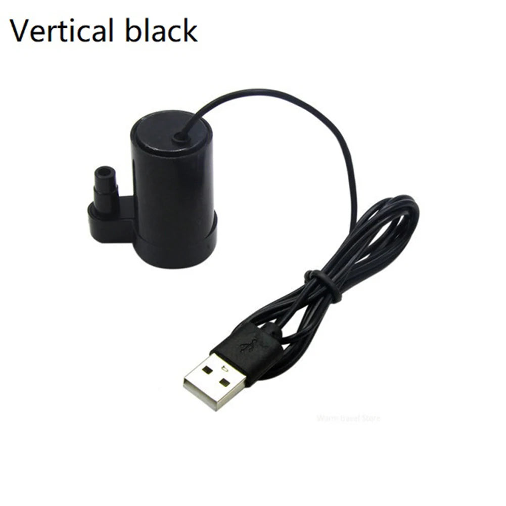 USB Water Pump Mini USB 0 ~ 60 Degree Celsius Anti-corrosive Corrosion-Resistant Electromagnetic USB Submersible Pum Golden