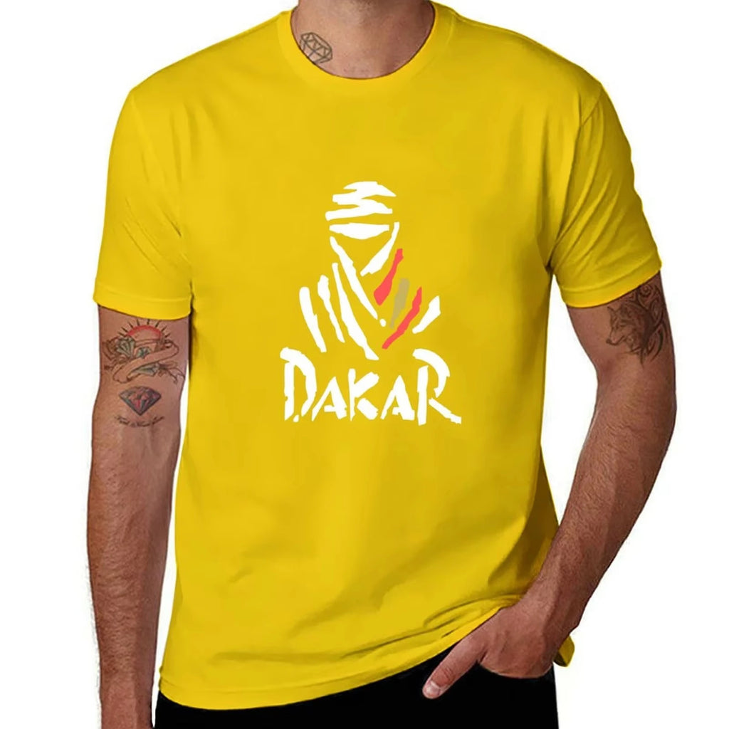Dakar Spain Anime T-Shirt Quick-Drying Graphic Tee for Sports Fans and Rappers