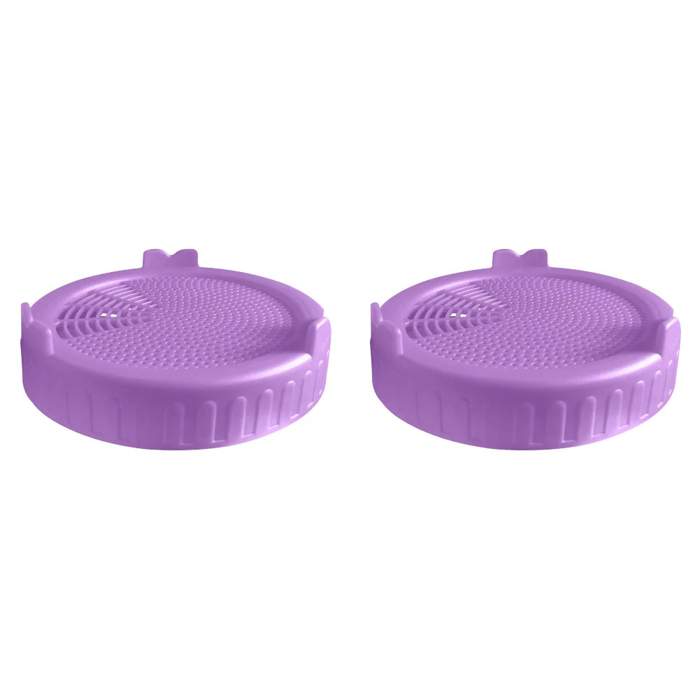 1-2PCS Sprouting Lid Seed Growing Fermentation Vegetable Sealing Lids Wide Mouth Sprout Germination Mason Jars Sprout Lids