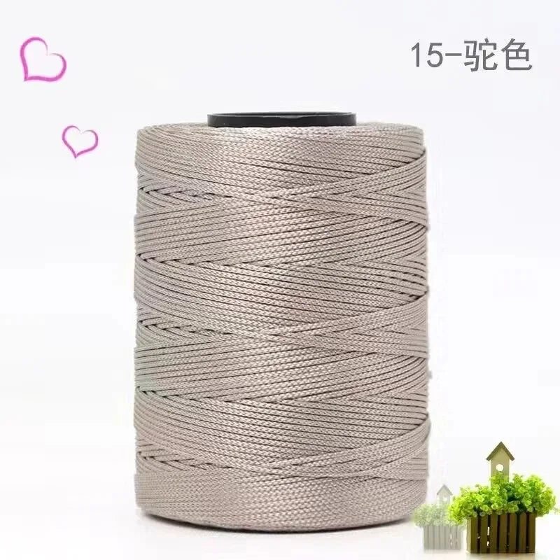 100g 230M Ice Silk Bright Yarn Thin Ice Blended Braided Thread for DIY Hand Knitting and Crocheting Projects
