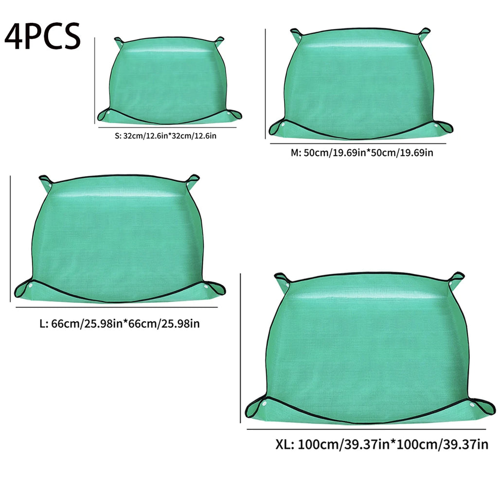 Plant Repotting Garden Mat Waterproof Transplanting Mats Indoor Succulent Potting Mat Portable Gardening Soil Mat