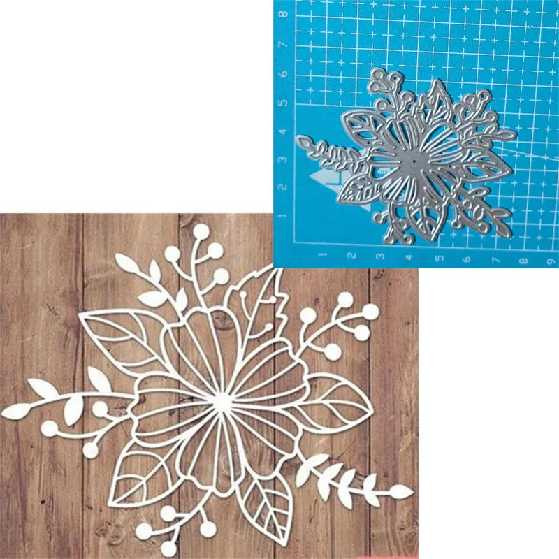 Flowers Trees Metal Cutting Dies Stencils For DIY Scrapbooking Decorative Embossing Handcraft Template