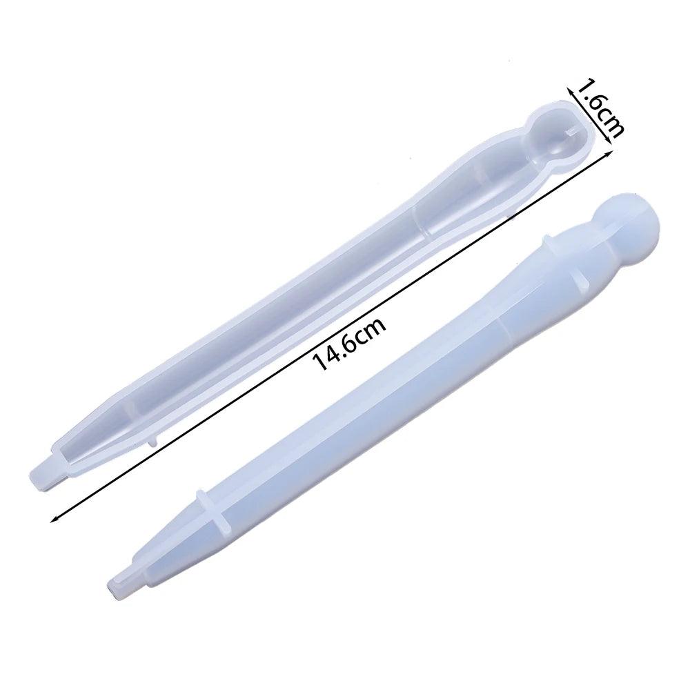 DIY Crystal Epoxy Resin Mold Irregular Shape Magic Wand Ballpoint Pen Silicone Mold Handmade Crafts Tool Resin Casting Molds