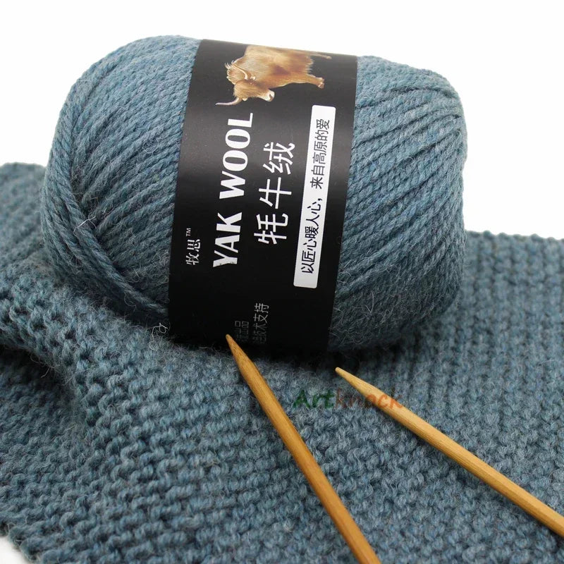 1pc 100g Yak Yarn Wool for Knitting Swetry Lana Para Tejer Thick Yarn Hilos Para Tejer A Ganchillo Crochet