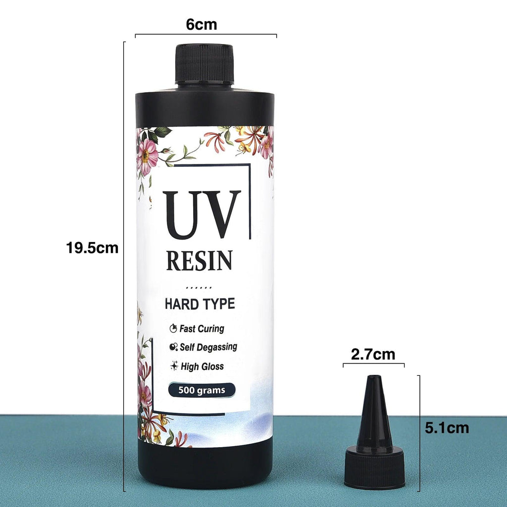 20g/50g/100g/200g/500g/1000g Crystal Resin UV Glue DIY Jewelry Making High Hardness Fast Drying Harder Epoxy Glue UV Lamp