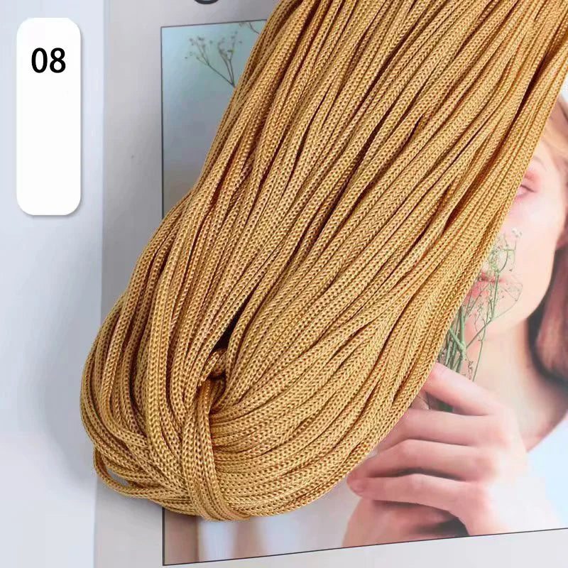 Light Body Ice Silk Thread Set For DIY Crochet Hats And Bags