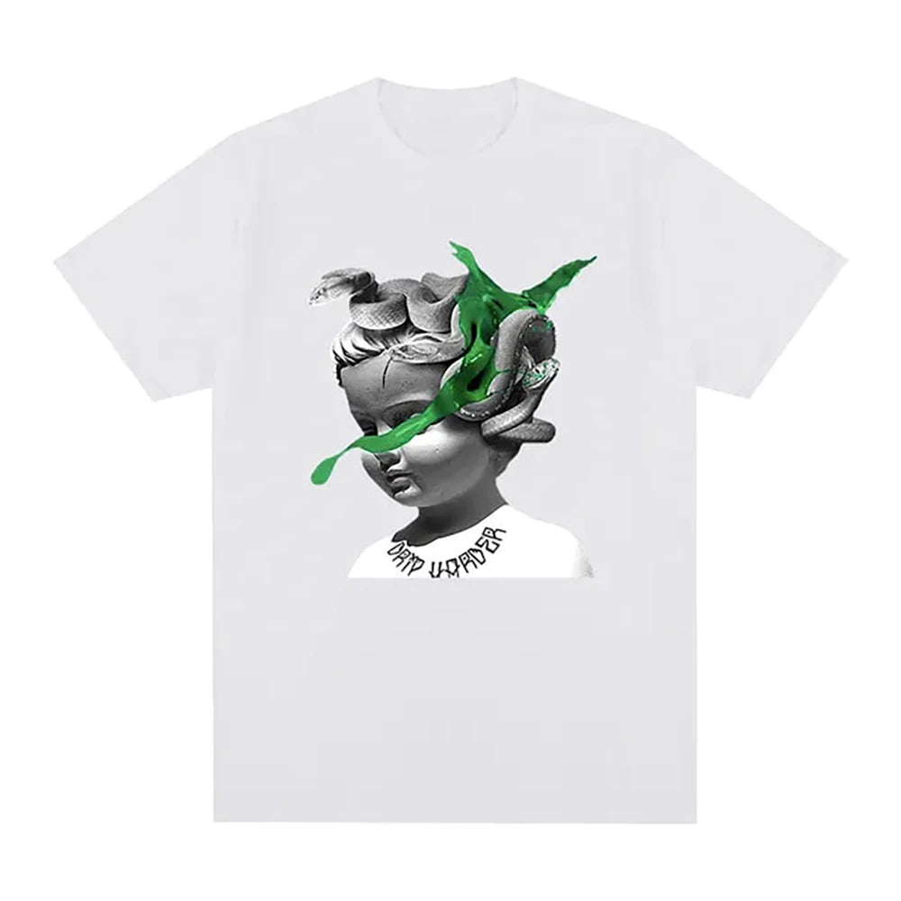 New Summer Casual Cotton T-Shirt for Men and Women Stylish Rapper Drip Fashion Tee