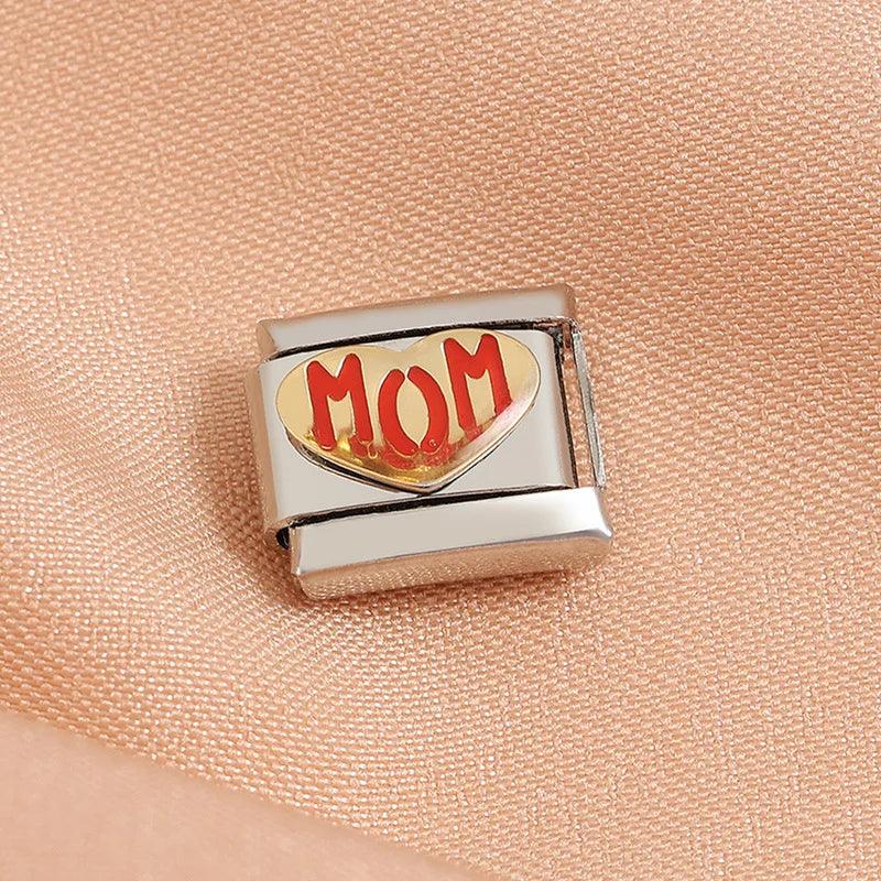 Fashion Eye Star Cute Animals Star Fish Spider Poker Queens Friendship Charm Italian Link Fit 9mm Bracelet Making DIY Jewelry