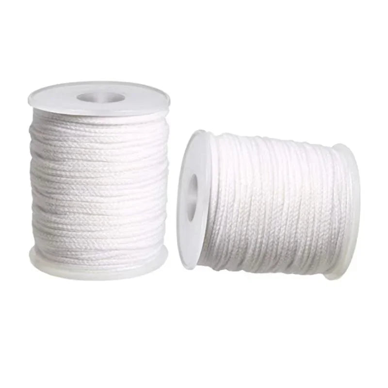 9cm/12cm/16cm/20cm/ 61m Woven Cotton Wicks Wholesale Handmade Candle Making Materials High-quality Smokeless Wick Accessories