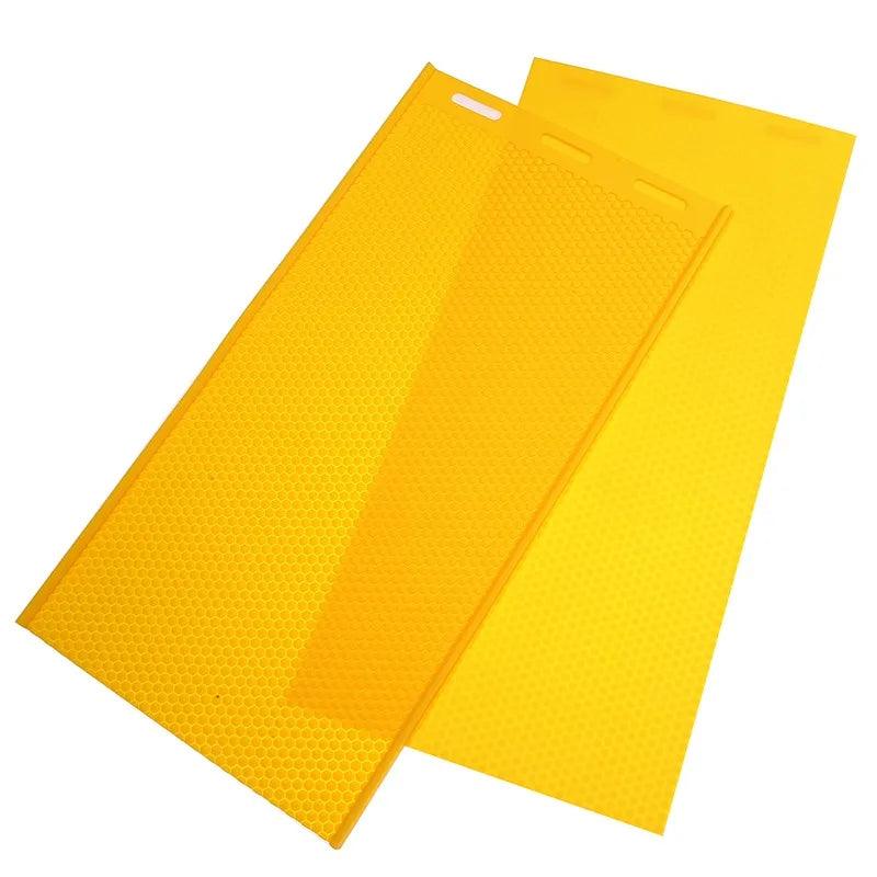 Beekeeping Silicone Beeswax Honeycomb Mold Flexible Wax for Machine Foundation Sheets Press Embosser Bees Beekeeper 1set