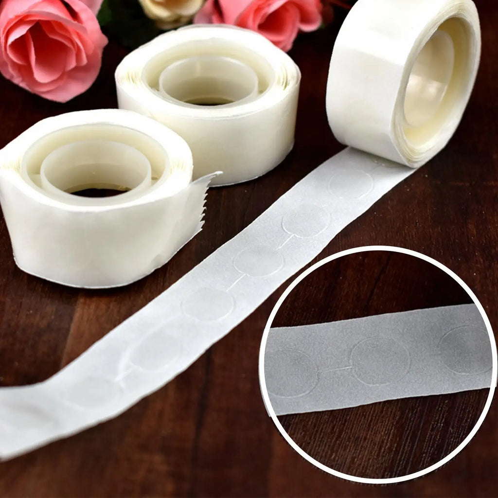 100Pcs/Roll Candle Making Wicks Sticker Transparent Fixed Glue DIY Candles Dots 13mm Candle Wick Adhesive Tape Candle Fixed Tape