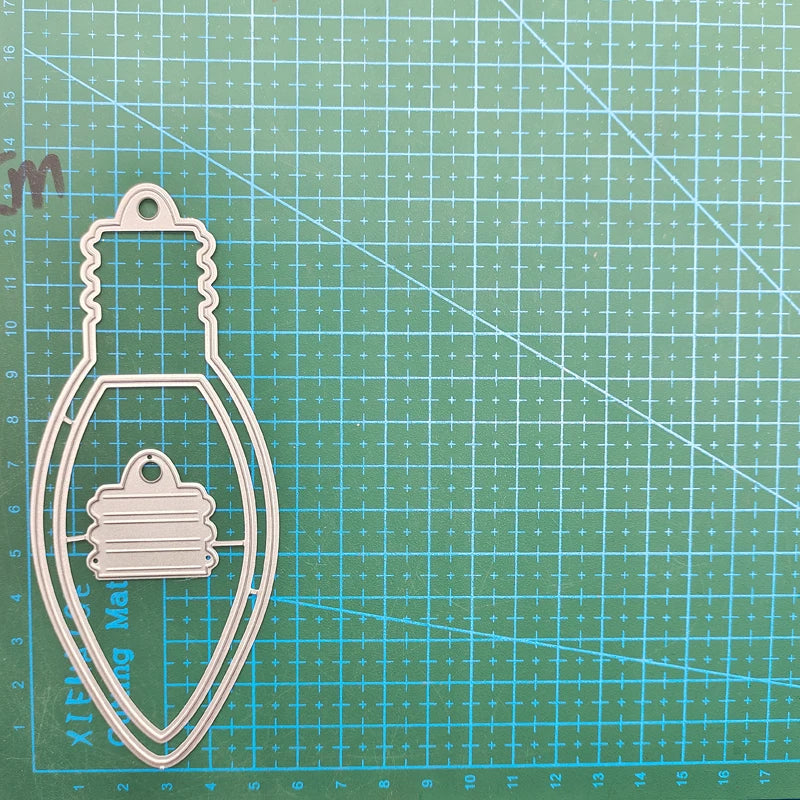 Metal Cutting Dies Hot Air Balloon Lamp Bulb Lantern Box Leaf Scrapbooking Dies Craft Album Knife Mould Blade Punch Stencil Dies