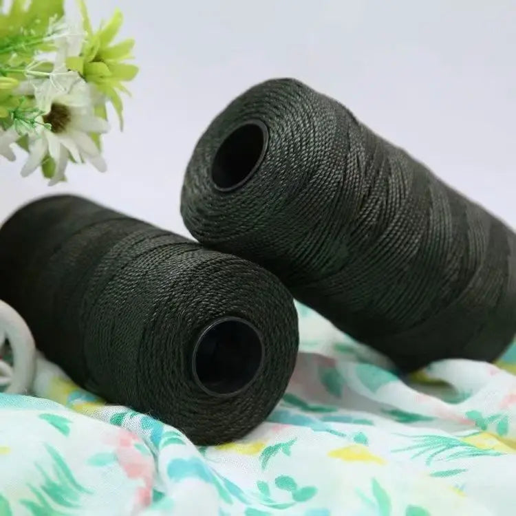 1.5mm 200m Summer Crochet Yarn Ice Silk Craft Thread for Hats Dolls Sewing Bags Crocheting
