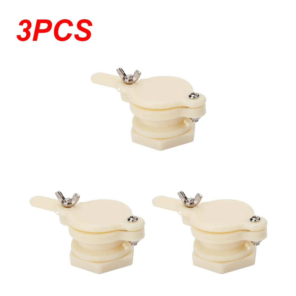 1-5PCS Bottling Honey Extractor Hive Equipments Honey Taps Gate Valve Nylon Plastic Food Grade Non-toxic Durable Beekeeping Tool