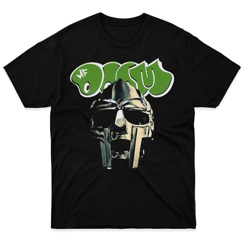 MF DOOM Rapper Graphic Cotton T-Shirt Unisex Hip Hop Fashion Big Size Casual Short Sleeve Streetwear Classic Tee