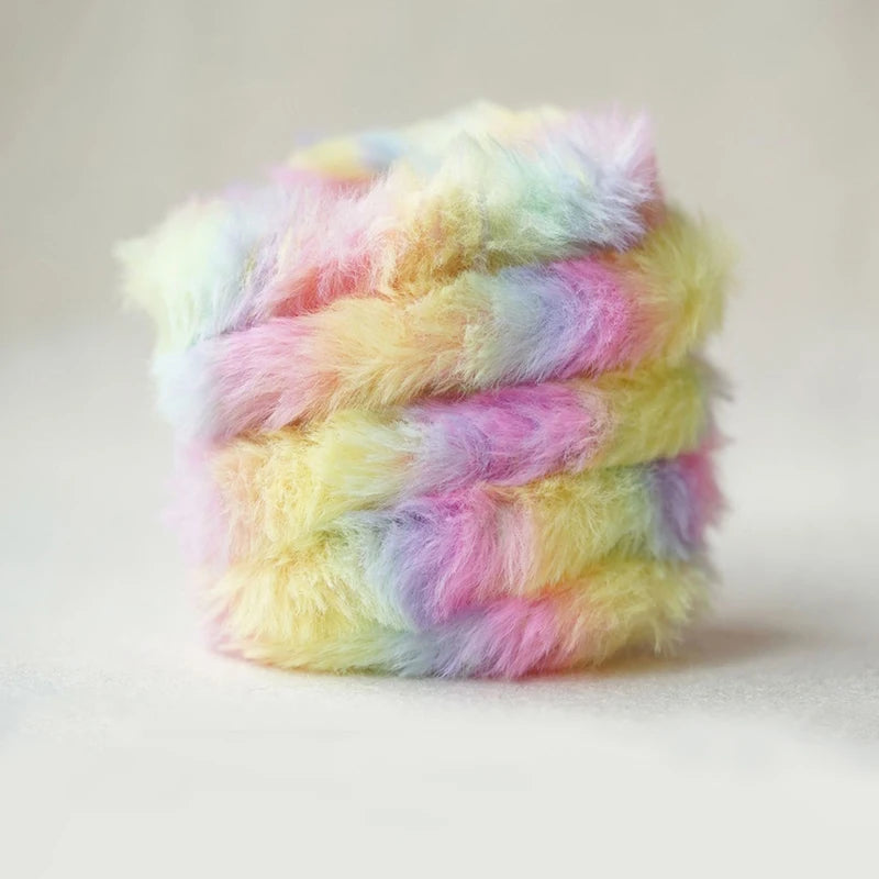 Gradient Rabbit Hair Twist Wire Sticks For Doll Making