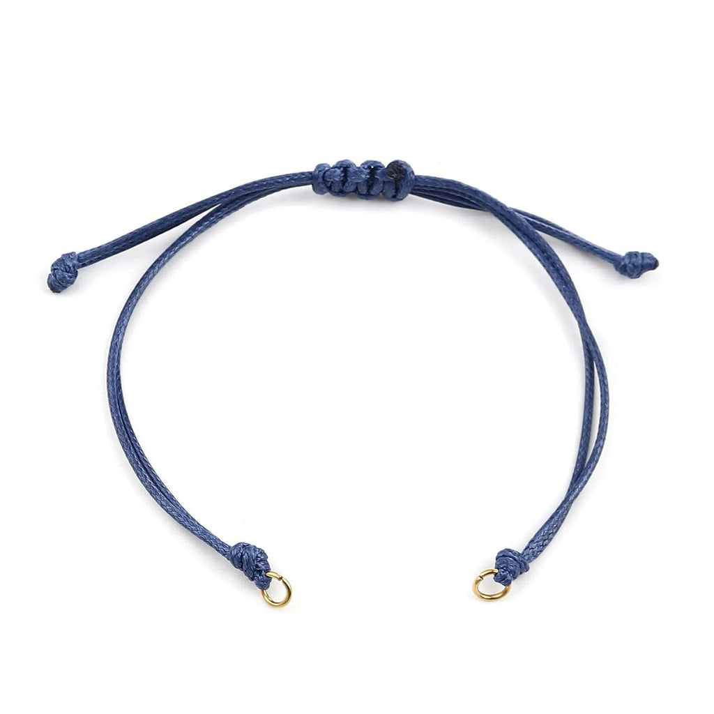 Wax Thread Braided Handmade Bracelets Adjustable Woven Bracelet For DIY Jewelry Gift Accessories Findings Making,5 PCs