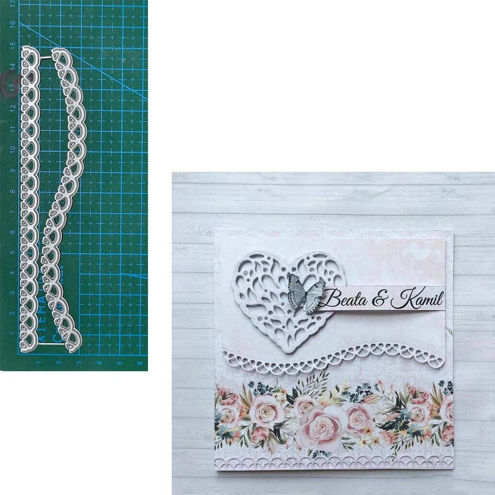 Lace Flower Metal Cutting Dies Scrapbooking Decoration Paper Craft Knife Mould Blade Punch Template Embossing Stencils