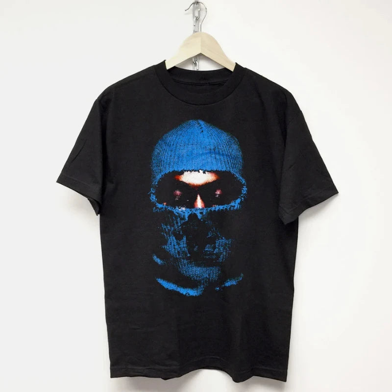 Kenye Cotton T-Shirt Unisex Hip Hop Graphic Tee Summer Round Neck Short Sleeve Big Size S-4XL