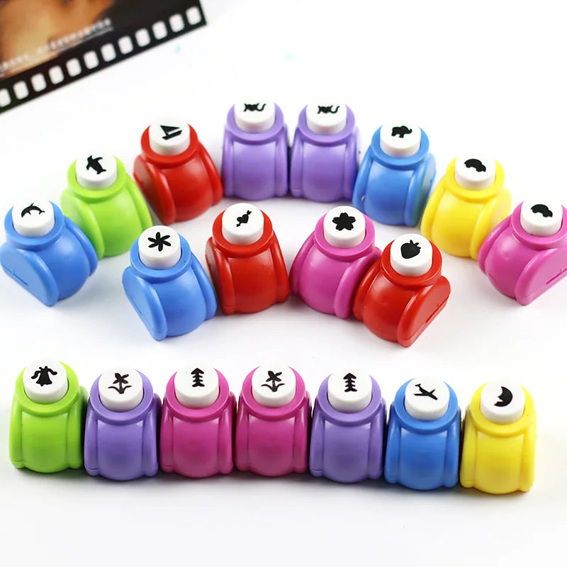 1Pc Mini Scrapbook Punches Handmade Cutter Card Craft DIY Flower Paper Craft Punch Hole Puncher Shape Gift for Kid