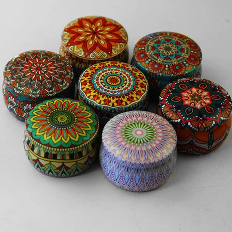 1 Pcs Candle Tin Jars DIY Candle Making kit Holder Storage case for Dry Storage Spices Camping Party Favor and Sweets Gifts - Winord