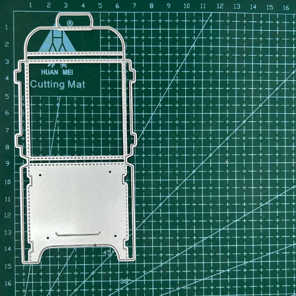 Multi-Layer Triangular Square Frame Metal Cutting Dies for Scrapbooking and Paper Crafting